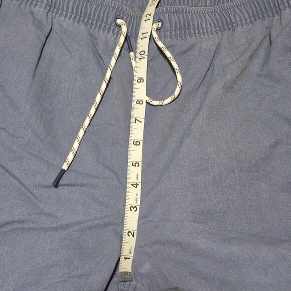 Vineyard Vines Island Chappy Swim Trunk Blue Stripe Lined Board Short XL Pockets - Picture 6 of 10